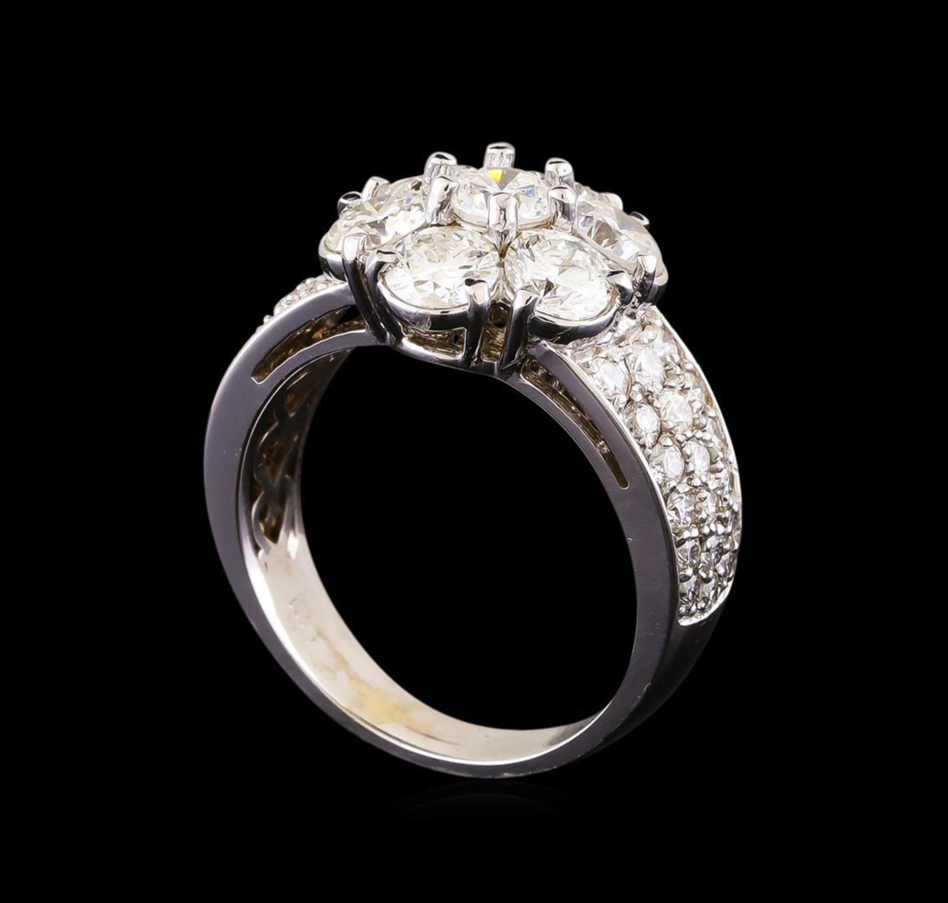 14KT White Gold 2.42 ctw Diamond Ring - Image 4 of 5