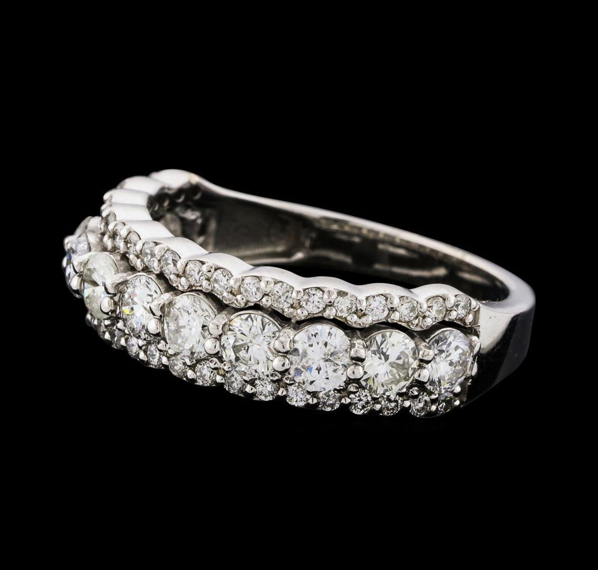 1.42 ctw Diamond Ring - 14KT White Gold