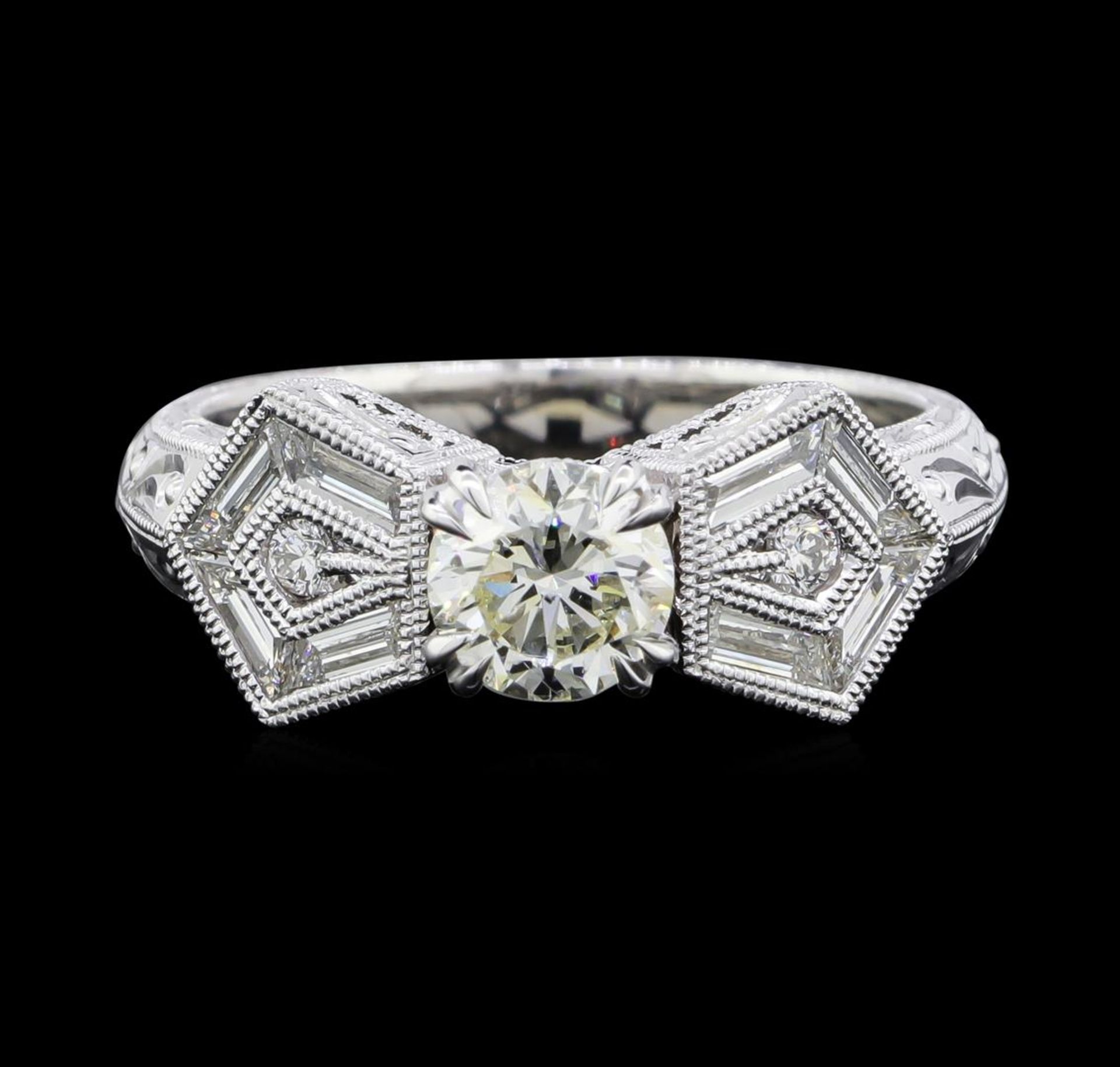 1.37 ctw Diamond Ring - 18KT White Gold - Image 3 of 7