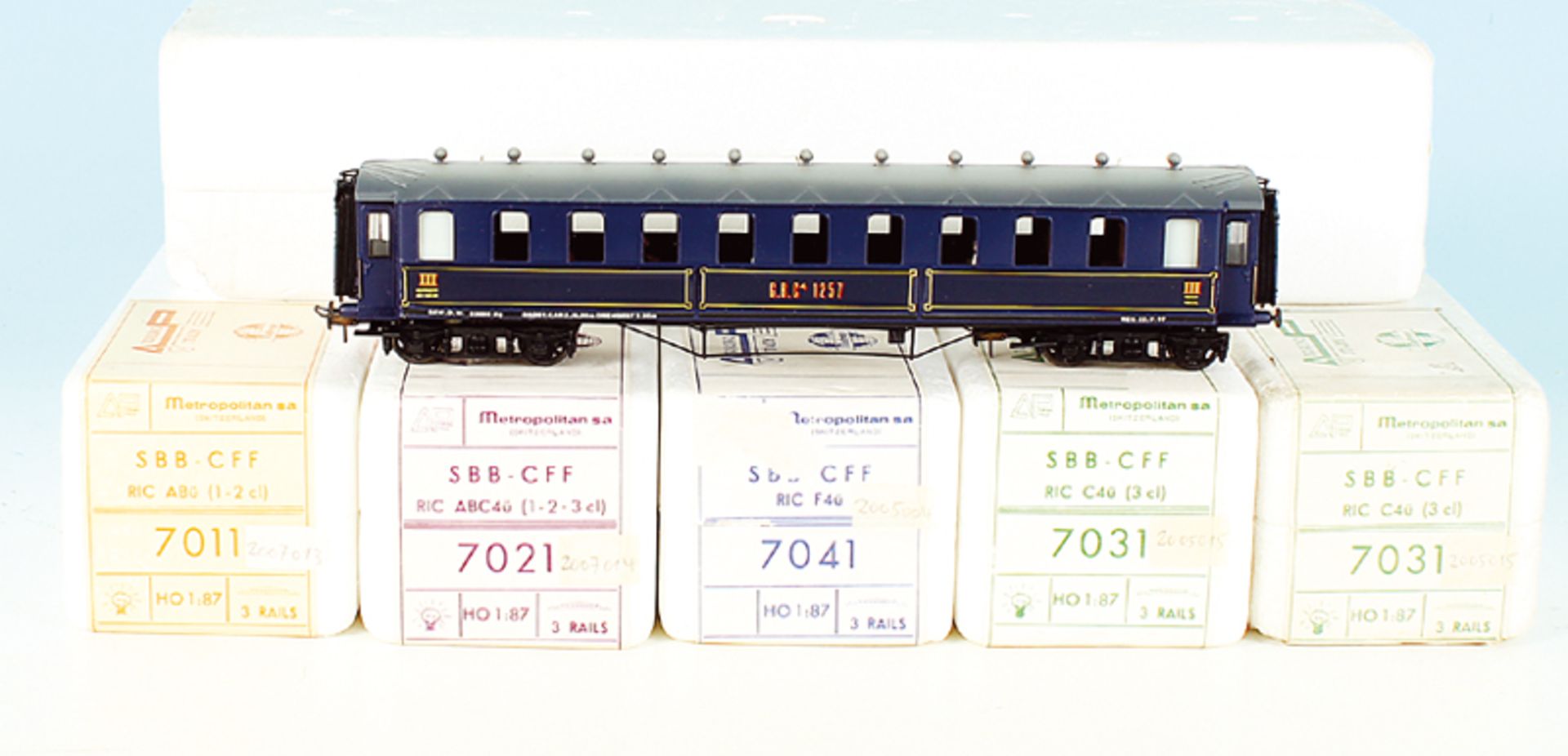 6 METROPOLITAN D-Zugwagen der SBB