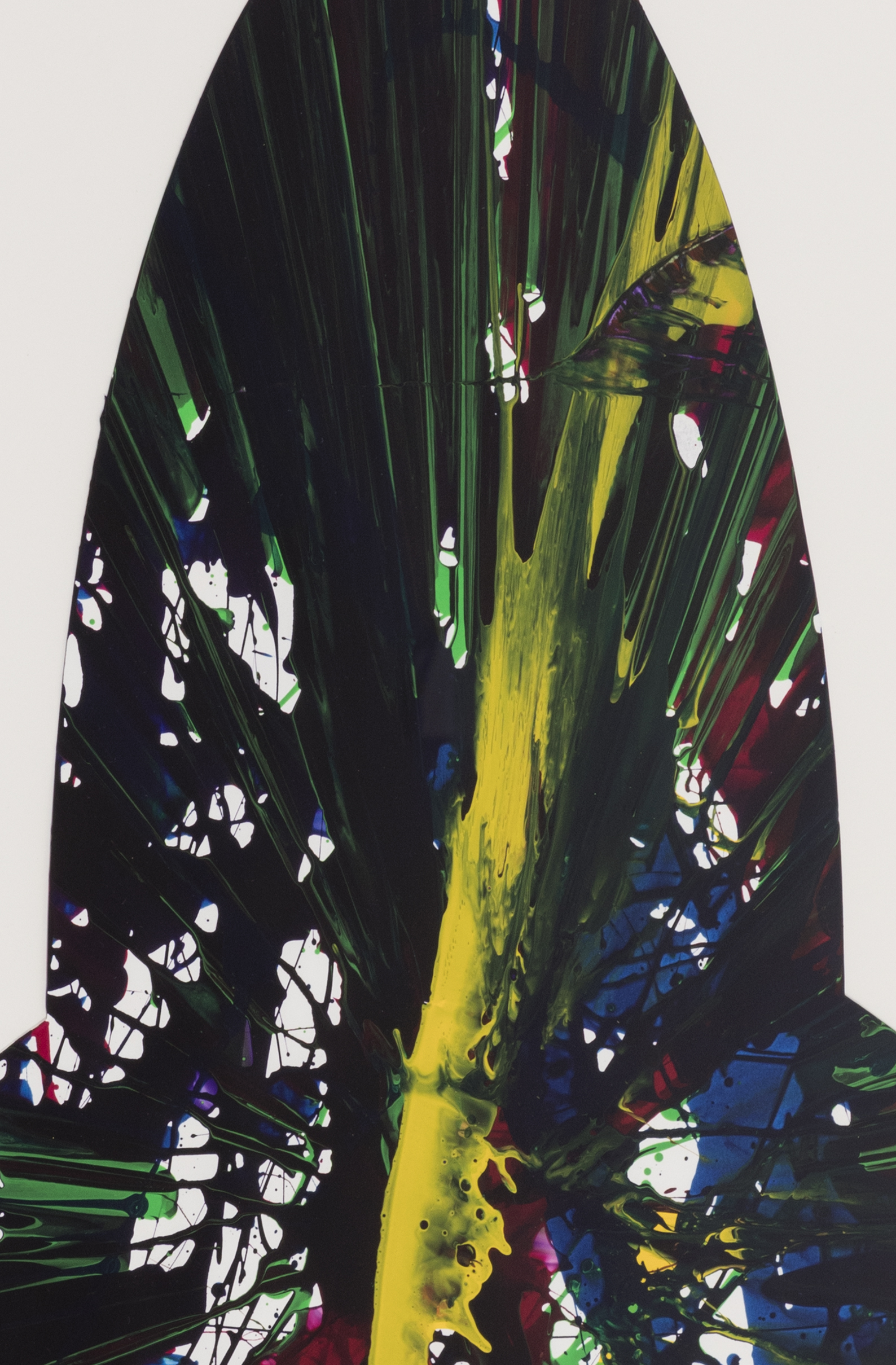 DAMIEN HIRST (Bristol, UK, 1965). "Rocket", 2009. Acrylic on paper, sping painting. Features - Image 3 of 7