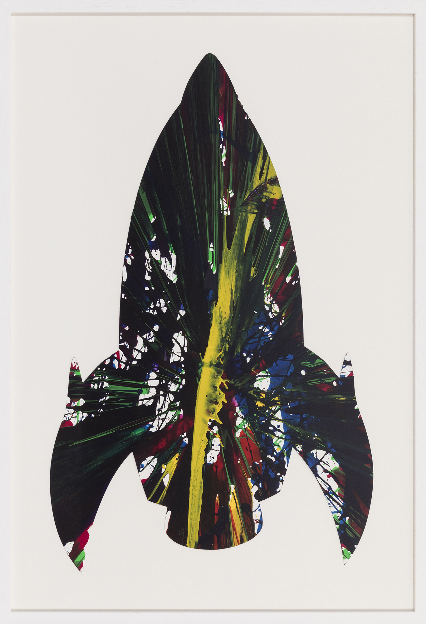 DAMIEN HIRST (Bristol, UK, 1965). "Rocket", 2009. Acrylic on paper, sping painting. Features - Image 2 of 7