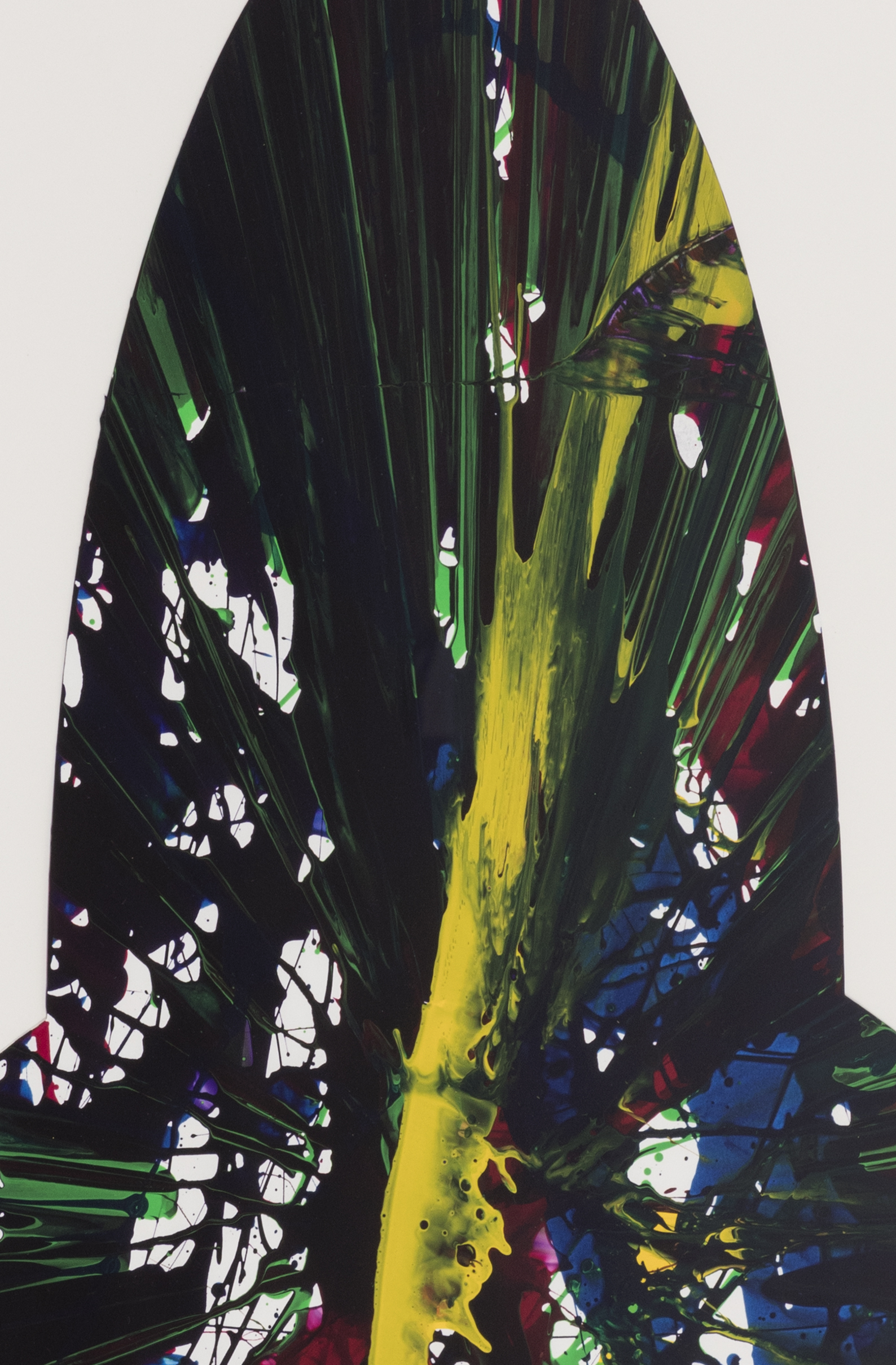 DAMIEN HIRST (Bristol, UK, 1965). "Rocket", 2009. Acrylic on paper, sping painting. Features - Image 4 of 7