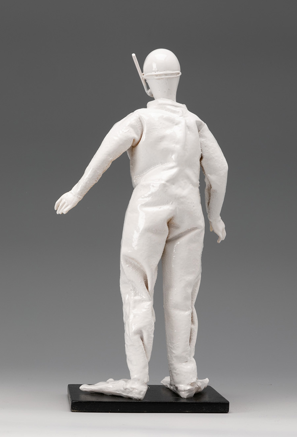 "dEmo"; MORA, Eladio de (Mora, Toledo, 1960). "Buzo". Sculpture in polyester resin. Signed on the - Image 8 of 10