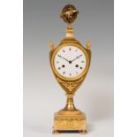 Clock; France, Empire period, circa 1805. Mercury gilt bronze. Paris type movement. It has a