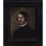 Madrid School, ca. 1630. "Portrait of Gaspar de Fuensalidas. Size: 53 x 41 cm; 78 x 67 cm (frame).