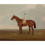 English school of the first half of the 19th century. The horse "Attila" and his rider, William