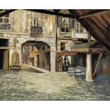 ELISÉE MACLET (Lyons-en-Santerre, 1881 - Paris 1962). "Street of Vieux Paris". Oil on canvas. Signed