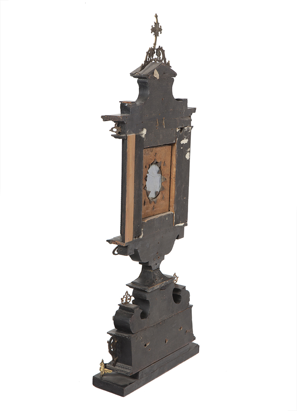 Reliquary. Italy, XVII century. Ebonized wood complemented with silver colors. Measurements: 64'5 - Image 4 of 5