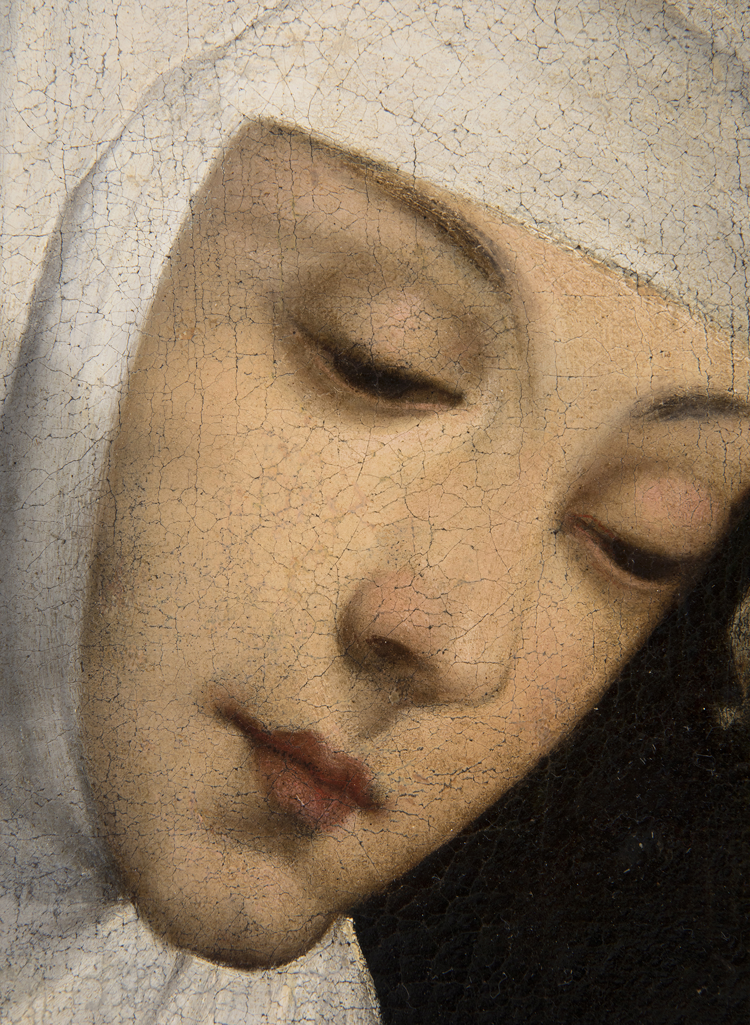 Italian school, XVII century. "Saint Catherine of Siena". Oil on canvas. Relined. Measurements: 63 x - Image 3 of 5