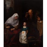 FRANCISCO RIBALTA (Solsona, Lleida, 1565 - Valencia, 1628). "St. Joachim, St. Anne and the Child