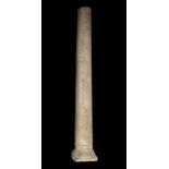 Roman column, 1st century AD. Marble. Measurements: 102 x 33 x 33 cm. Complete shaft of a Roman