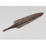 Spearhead. Luristan, Iran 1000 B.C. Bronze. Measurements: 11 cm. high. The Luristan culture