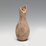 Roman ointment. I-III Century A.D. Terracotta. Measurements: 7 x 3 cm . Terracotta vessel with