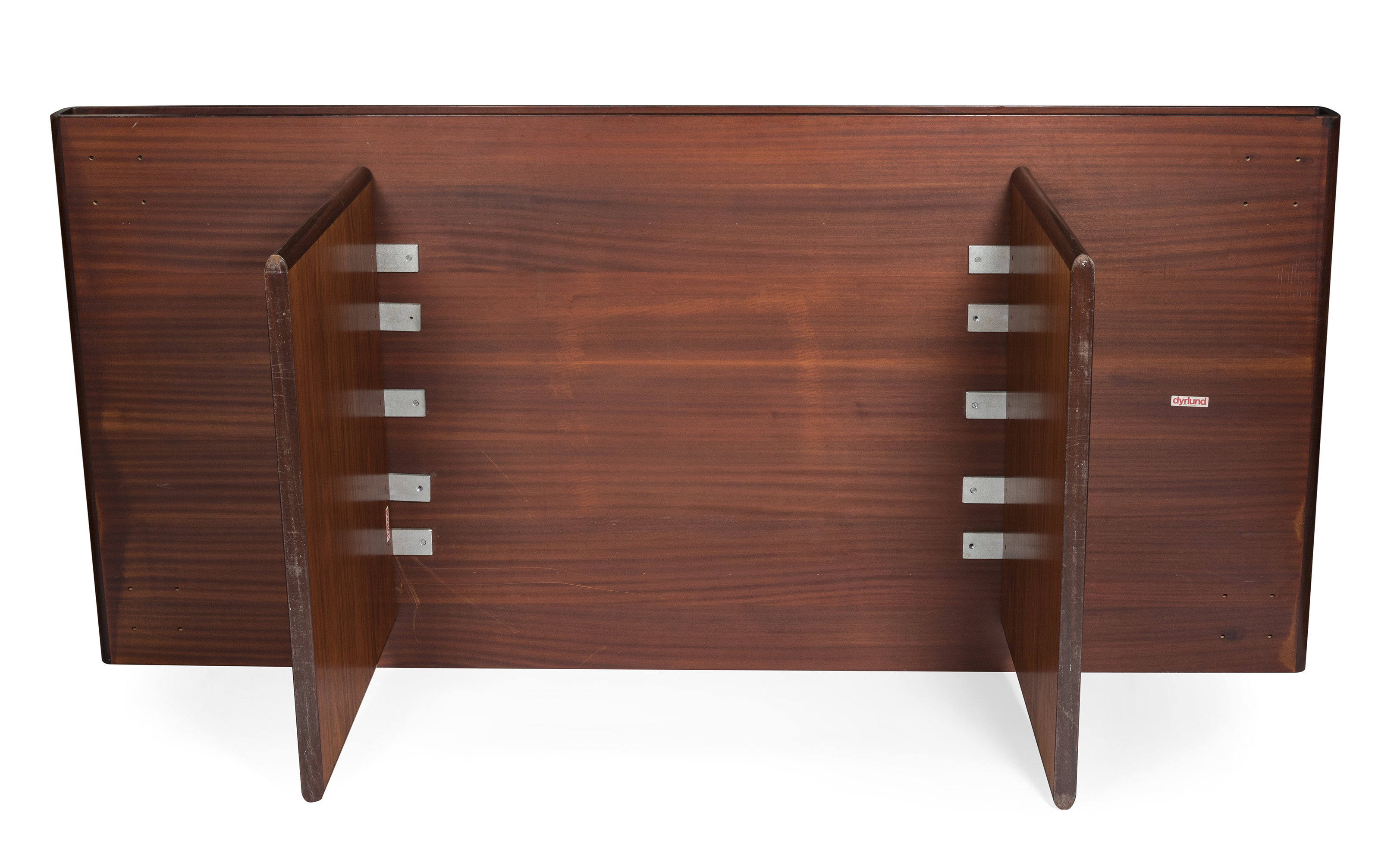 DYRLUND conference table. Denmark, mid-20th century. Rosewood. Measurements: 73 x 250 x 125 cm. - Image 3 of 5