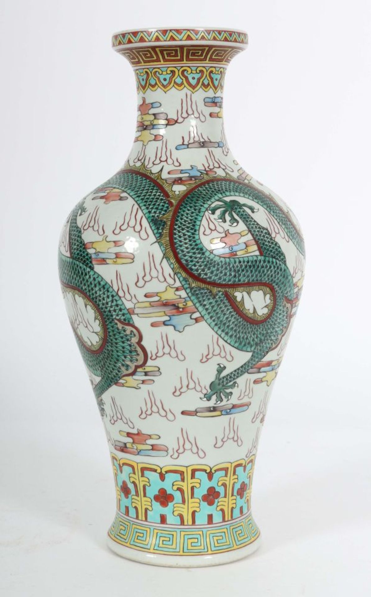 Vase im Kangxi-Stil 20. Jh., China, - Image 2 of 5