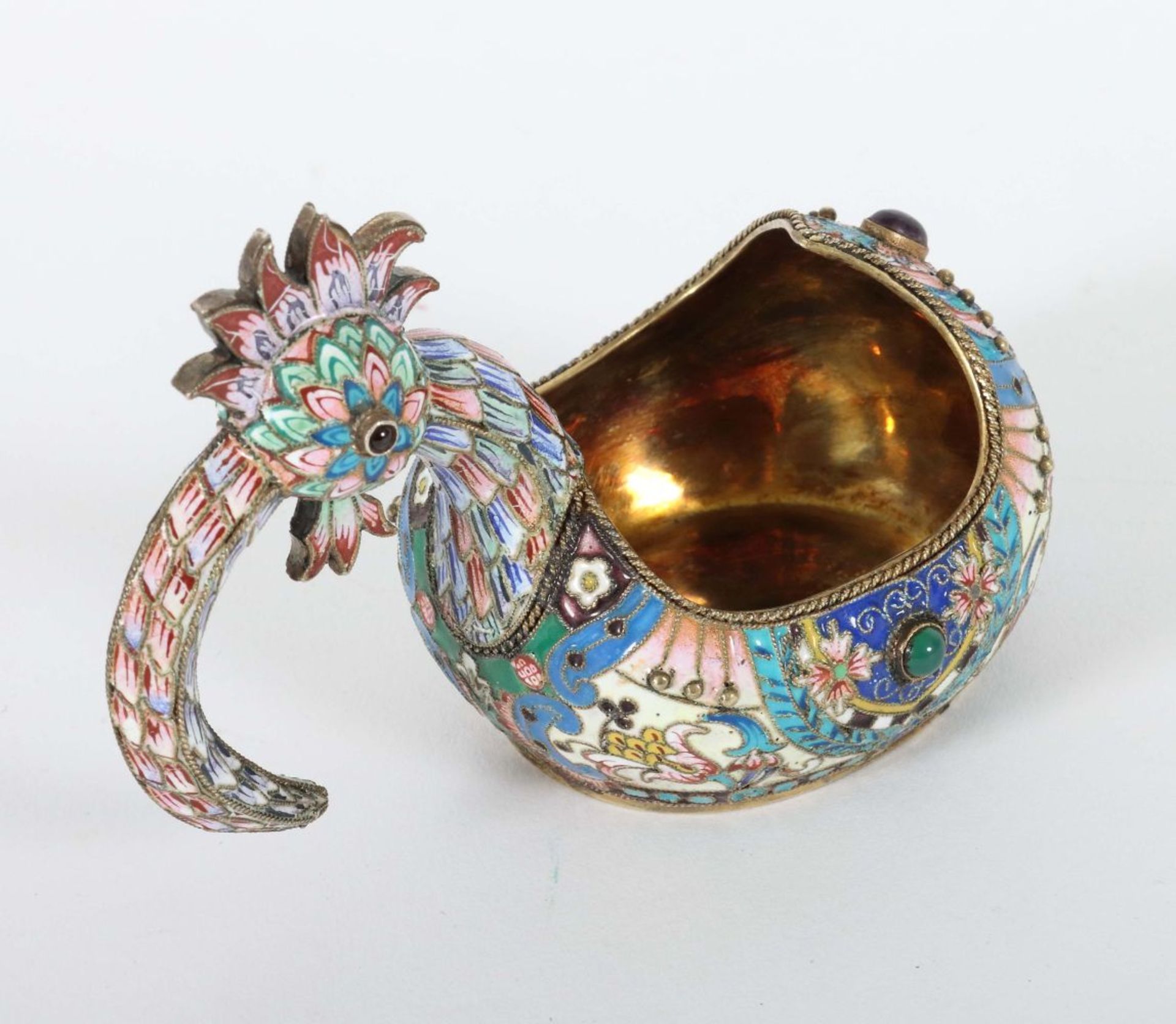 Feiner Cloisonné-Emaille-Kowsch Andrej - Image 4 of 6