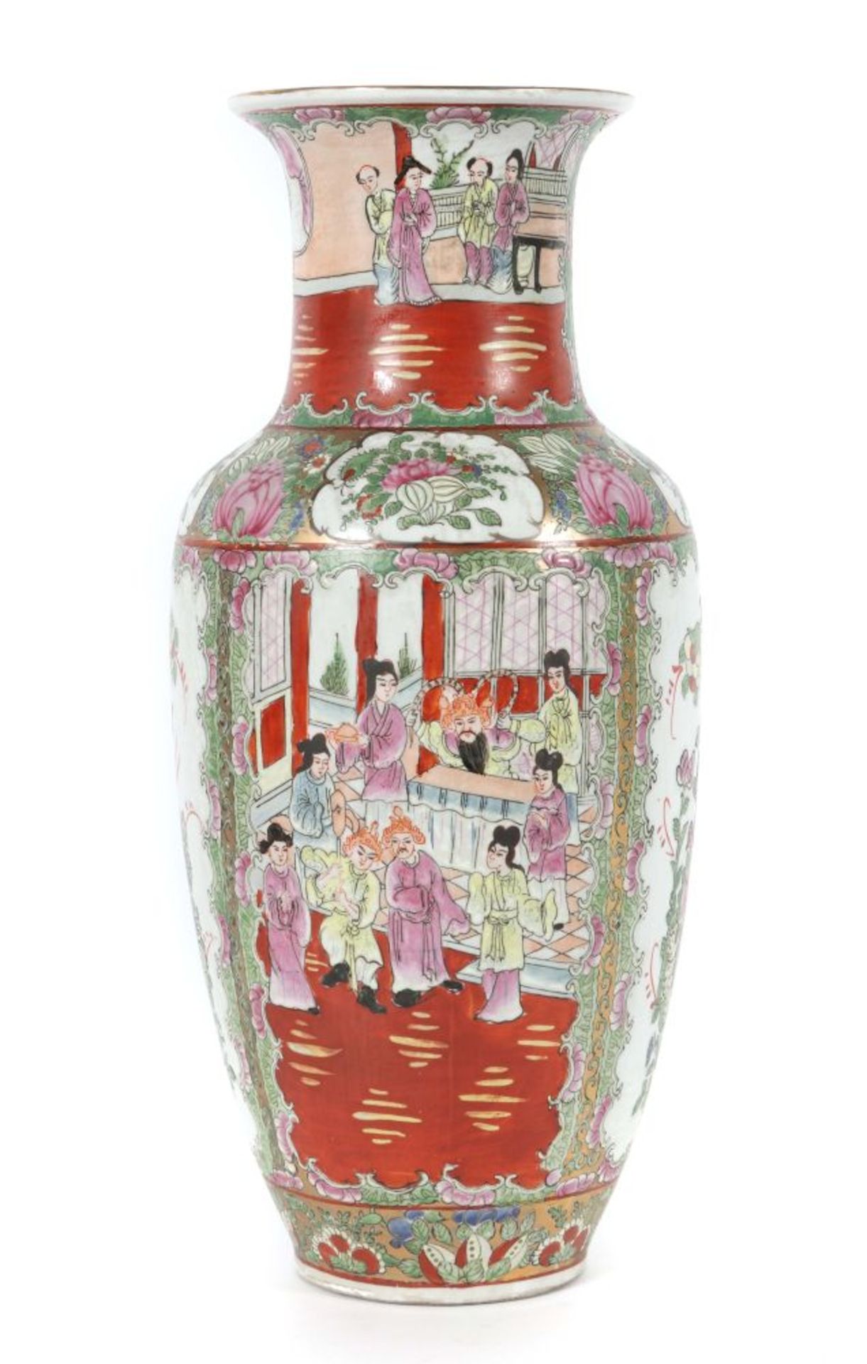 Kantonesische "Famille-rose" Vase