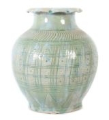 Keramikvase wohl China, 20. Jh.,