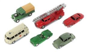 6 Modellfahrzeuge Märklin und Corci,