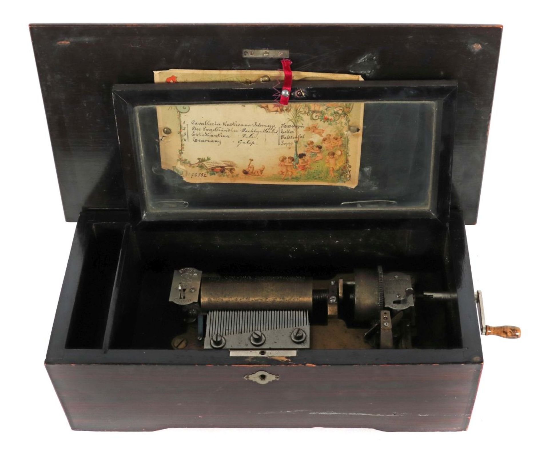 Walzenspiel-Automat Schweiz, um 1890,