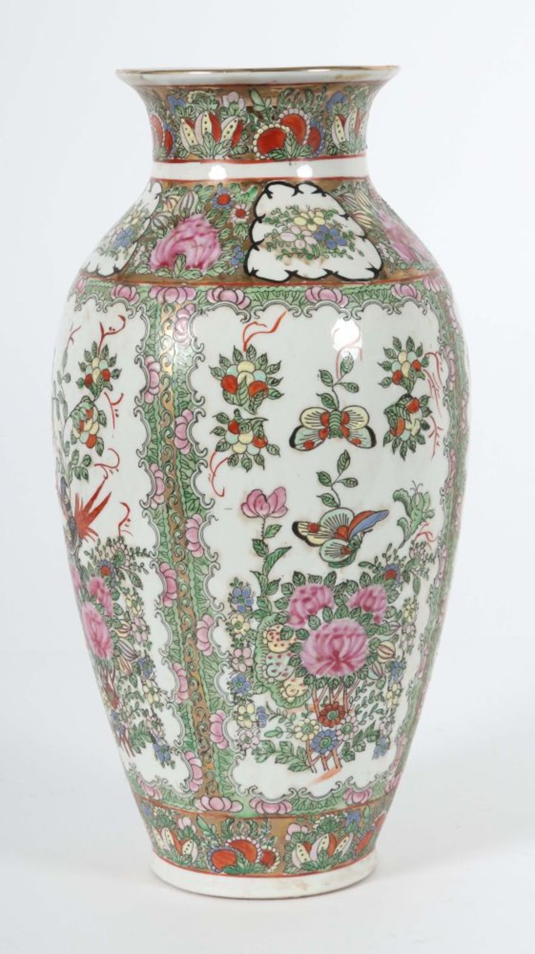 "Famille-rose" Vase China, - Image 2 of 4