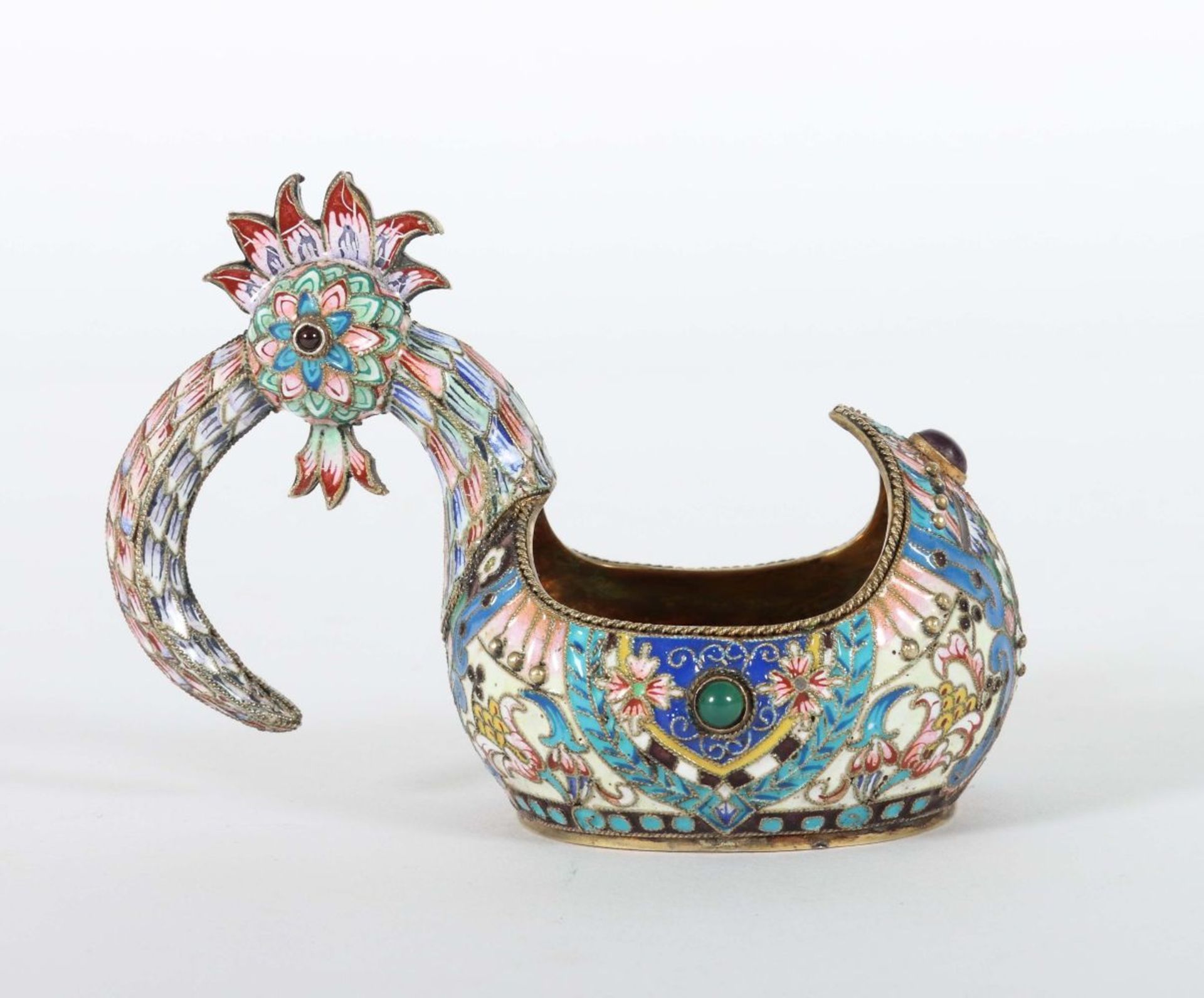 Feiner Cloisonné-Emaille-Kowsch Andrej - Image 3 of 6