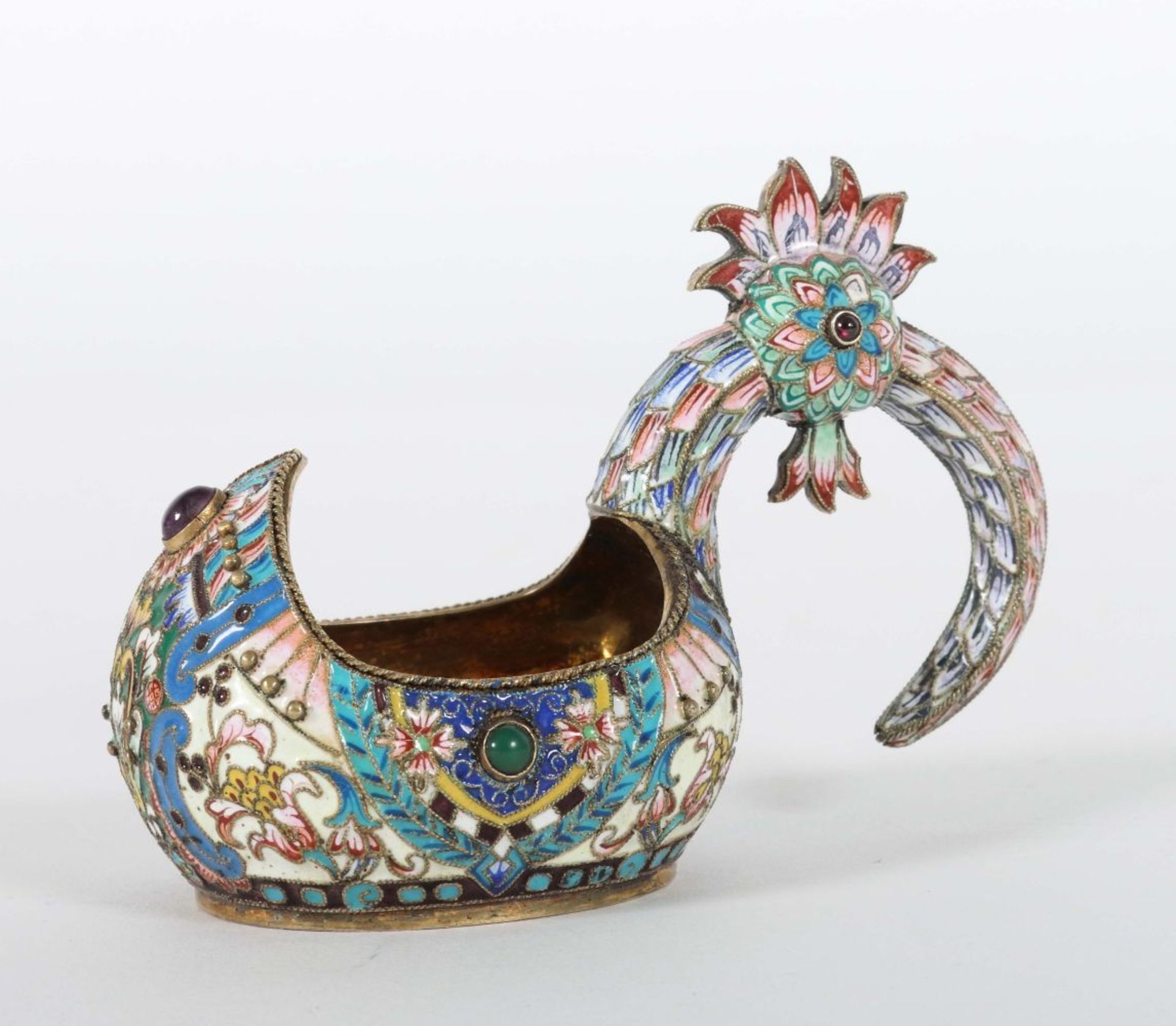 Feiner Cloisonné-Emaille-Kowsch Andrej - Image 2 of 6