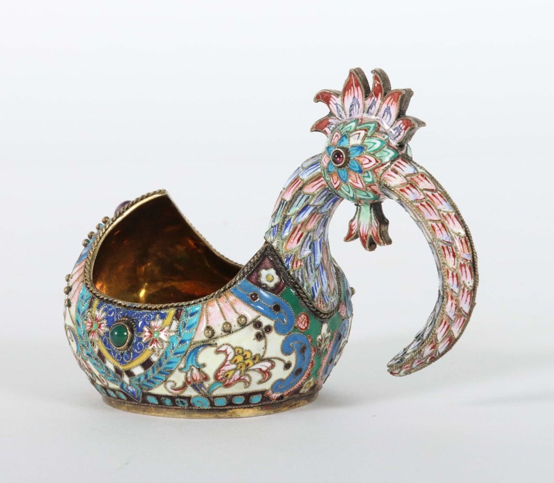 Feiner Cloisonné-Emaille-Kowsch Andrej