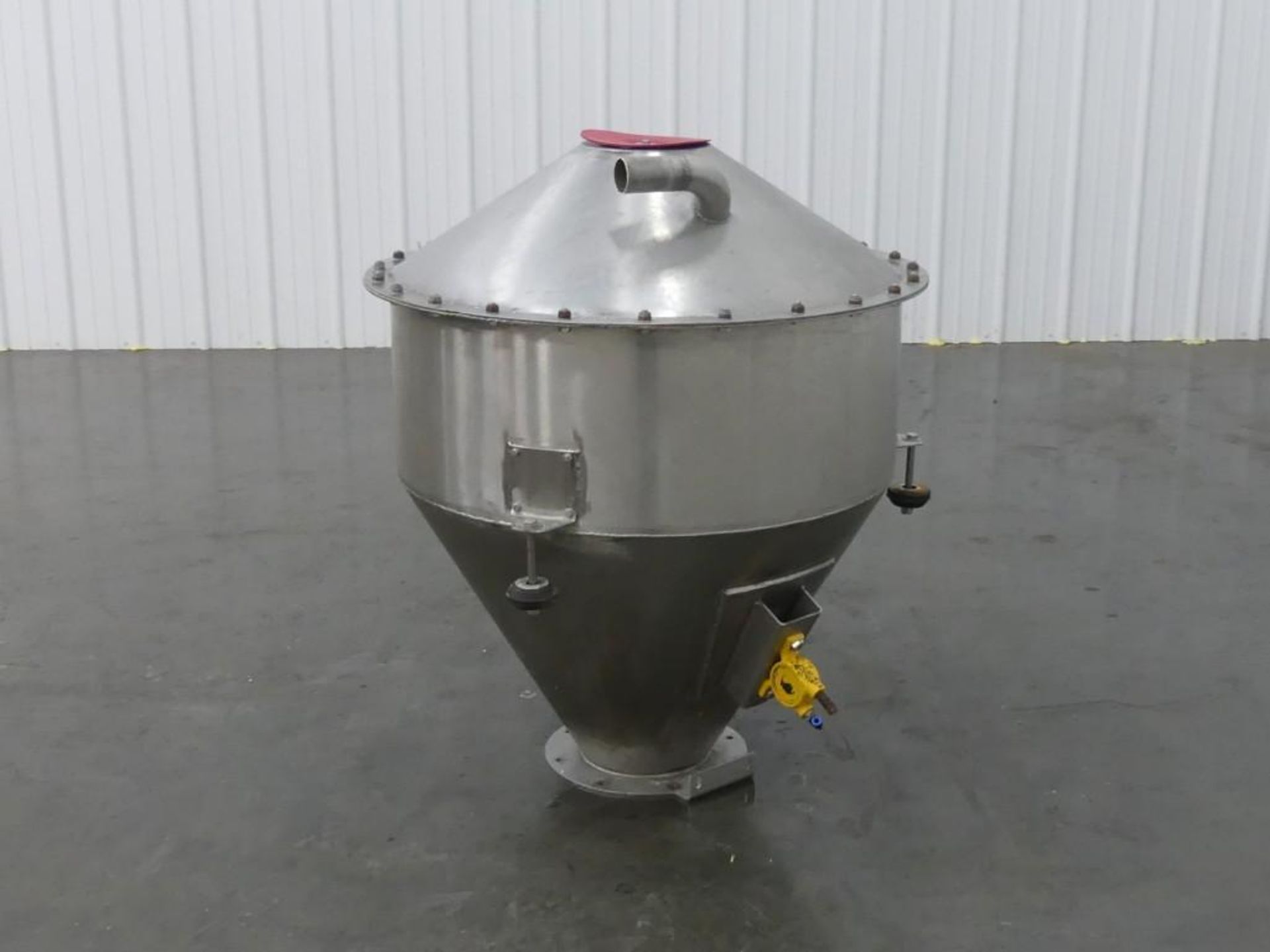 50 Gallon Conical Hopper with Discharge Tube - Image 2 of 3