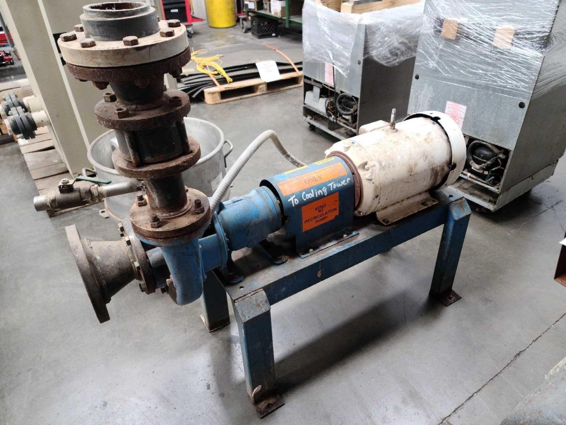 Goulds Centrifugal Pump with 15 HP Motor