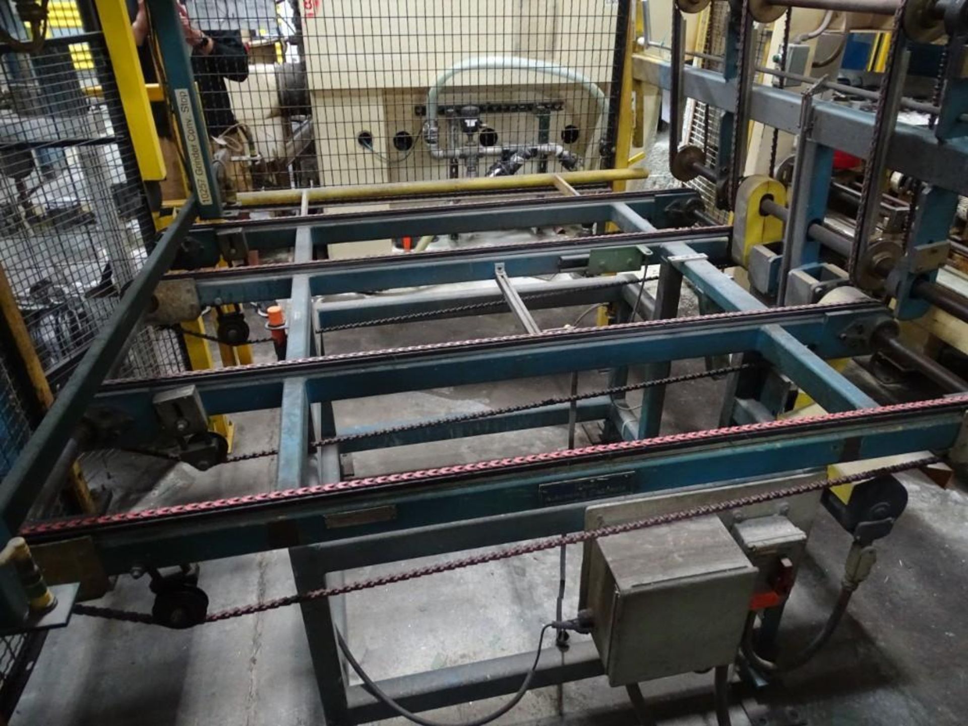 Band Conveyor with Walkthrough Gate 90" L x 50" W