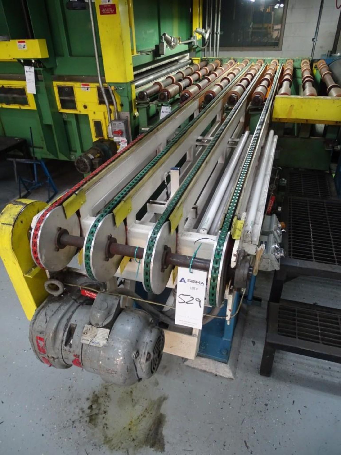 Roller Conveyor with Inspection Section