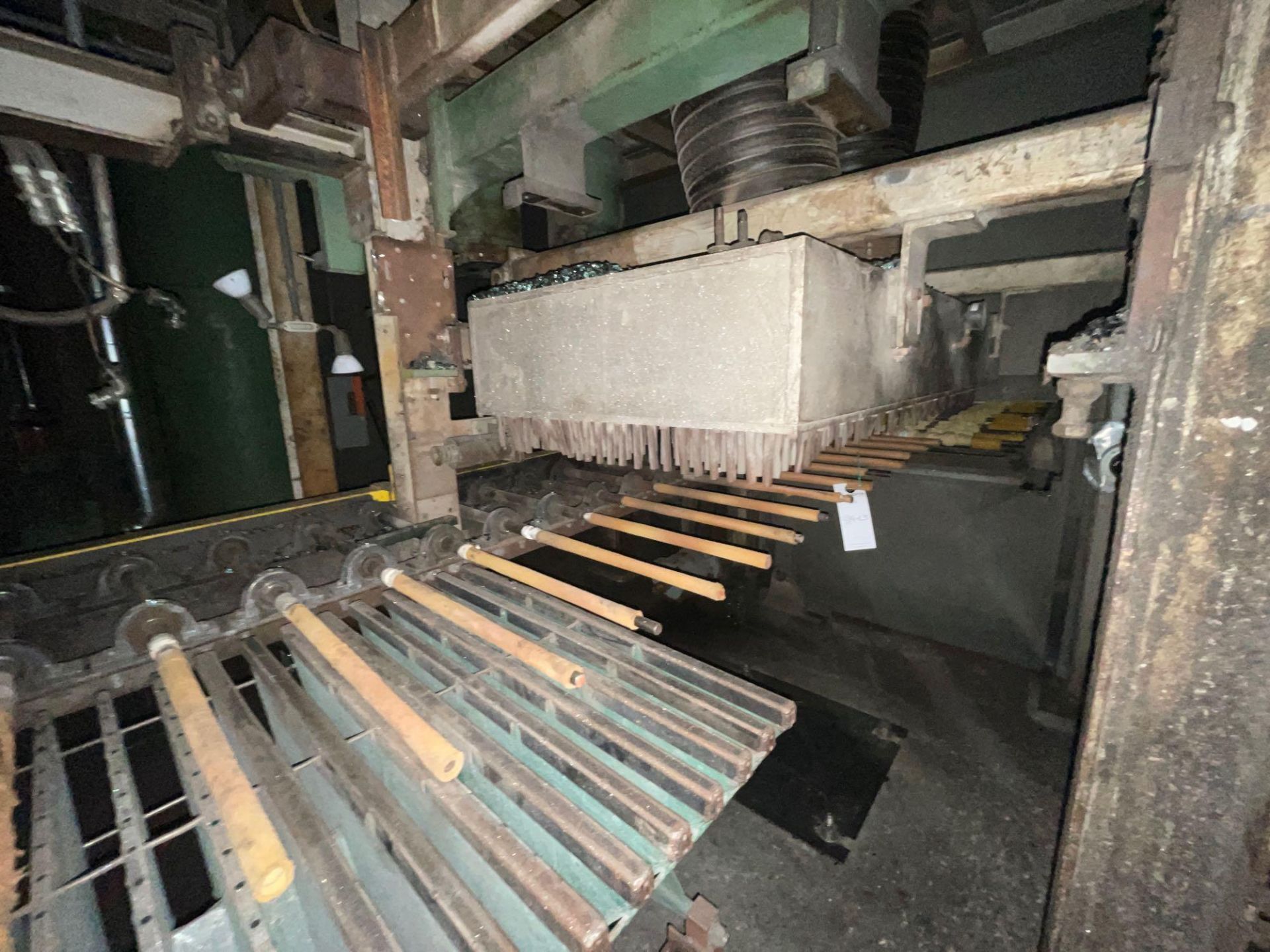 Glass Bending Press including Rollers, Bottom Press, Top Press - Image 8 of 14