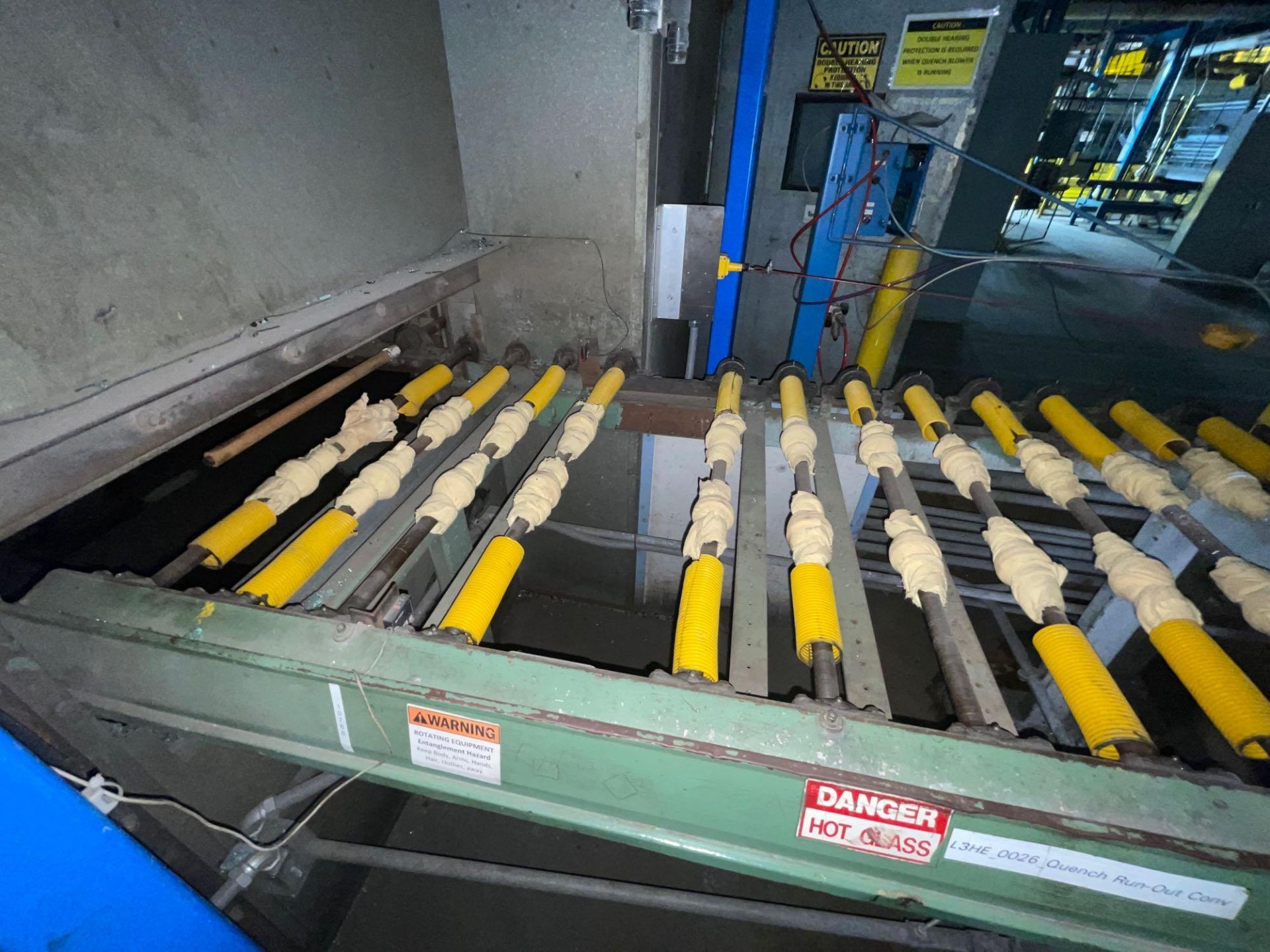 Glass Bending Press including Rollers, Bottom Press, Top Press - Image 13 of 14