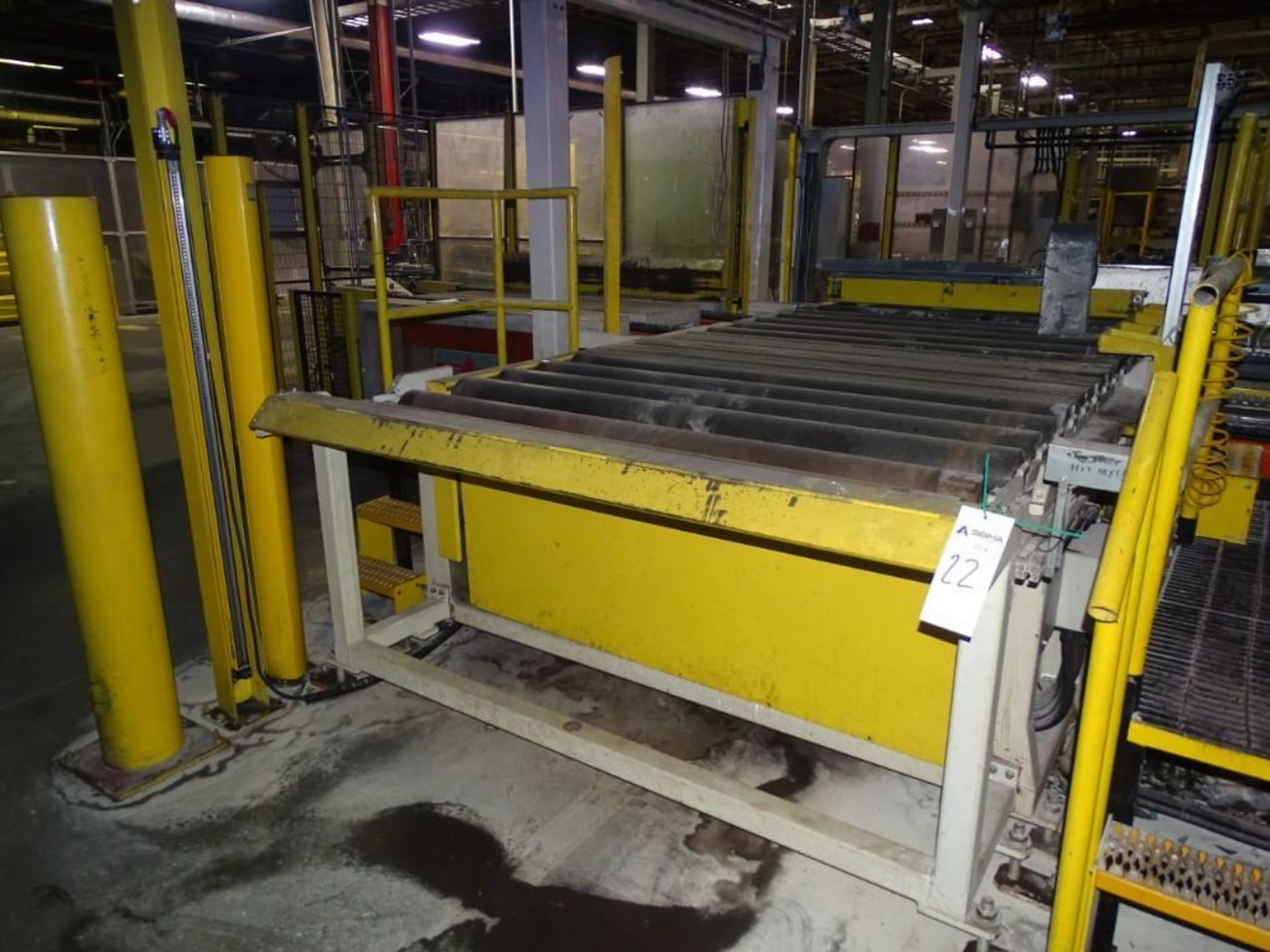 Pallet Pop Up Conveyor, Power Roller Conveyor, Stairs, Guarding