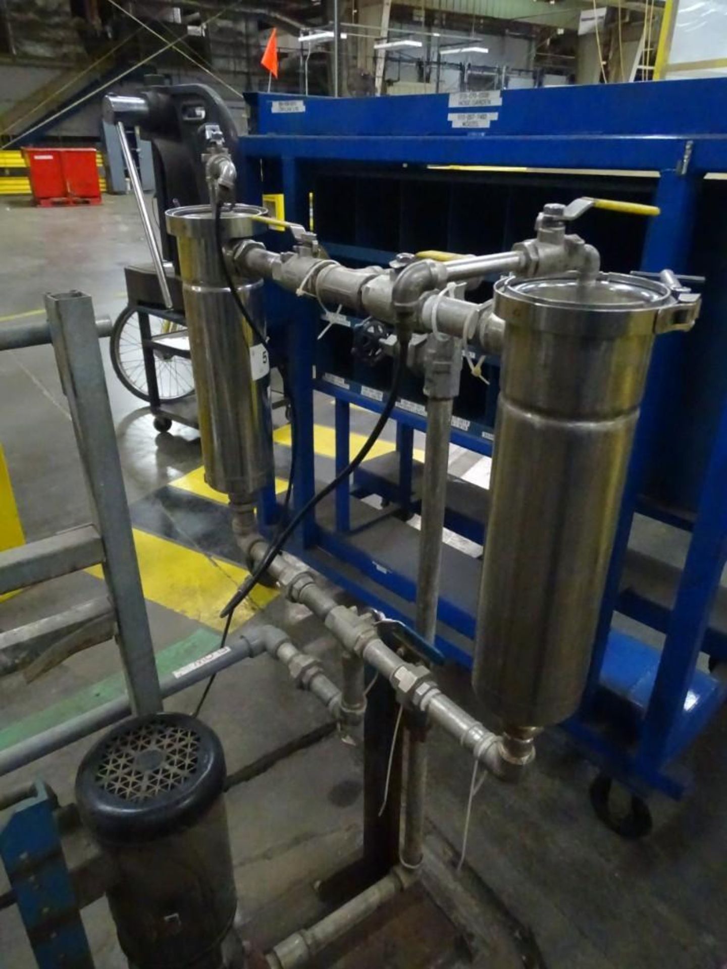 (6) pump with filter tube skid mounted - Image 6 of 14