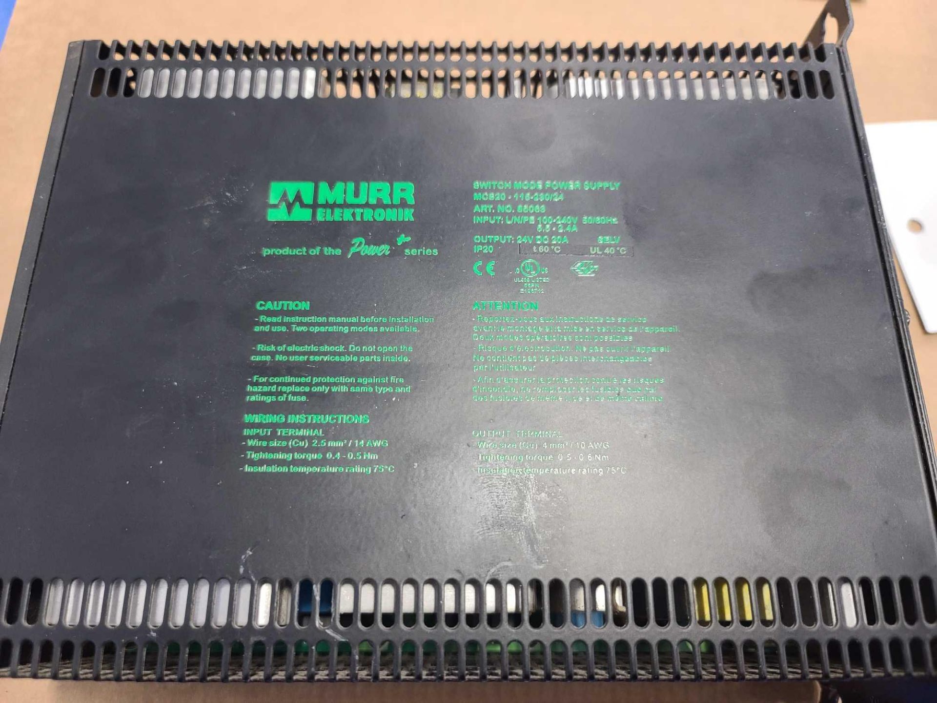 Murr Elektronik Switch Mode Power Supply - Image 3 of 3