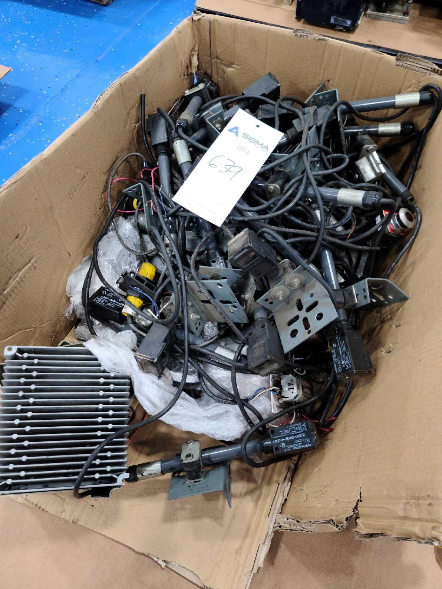 Box of Electronic Photo-eye Switches and Cables - Image 2 of 2