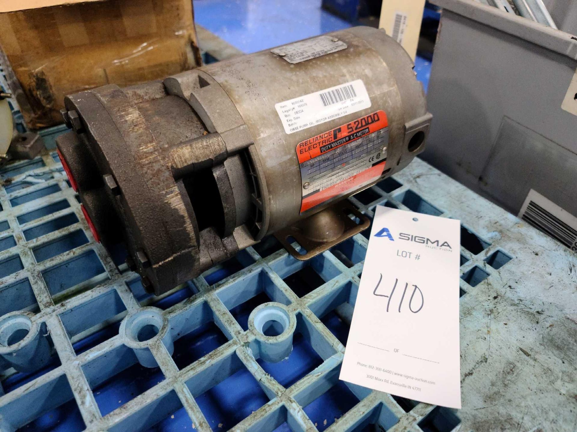 Reliance Electric S-2000 Duty Master 3/4HP AC Motor