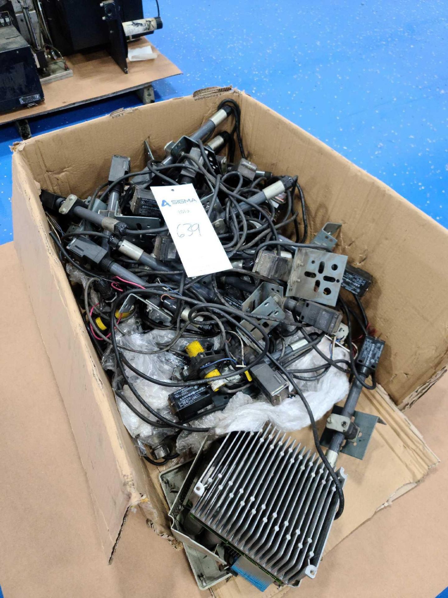 Box of Electronic Photo-eye Switches and Cables