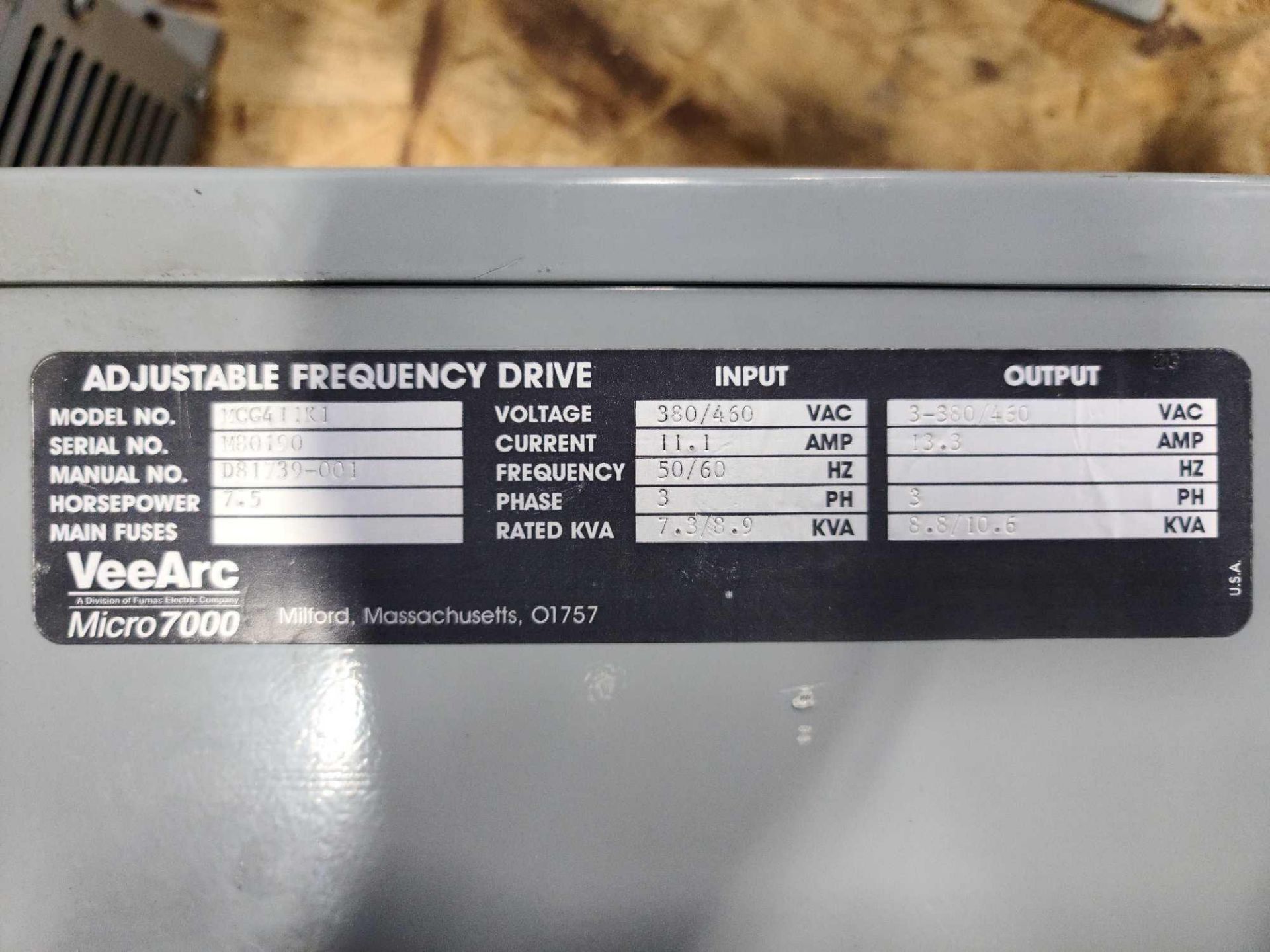 Furnas VeeArc Adjustable Frequency Drive - Image 4 of 4