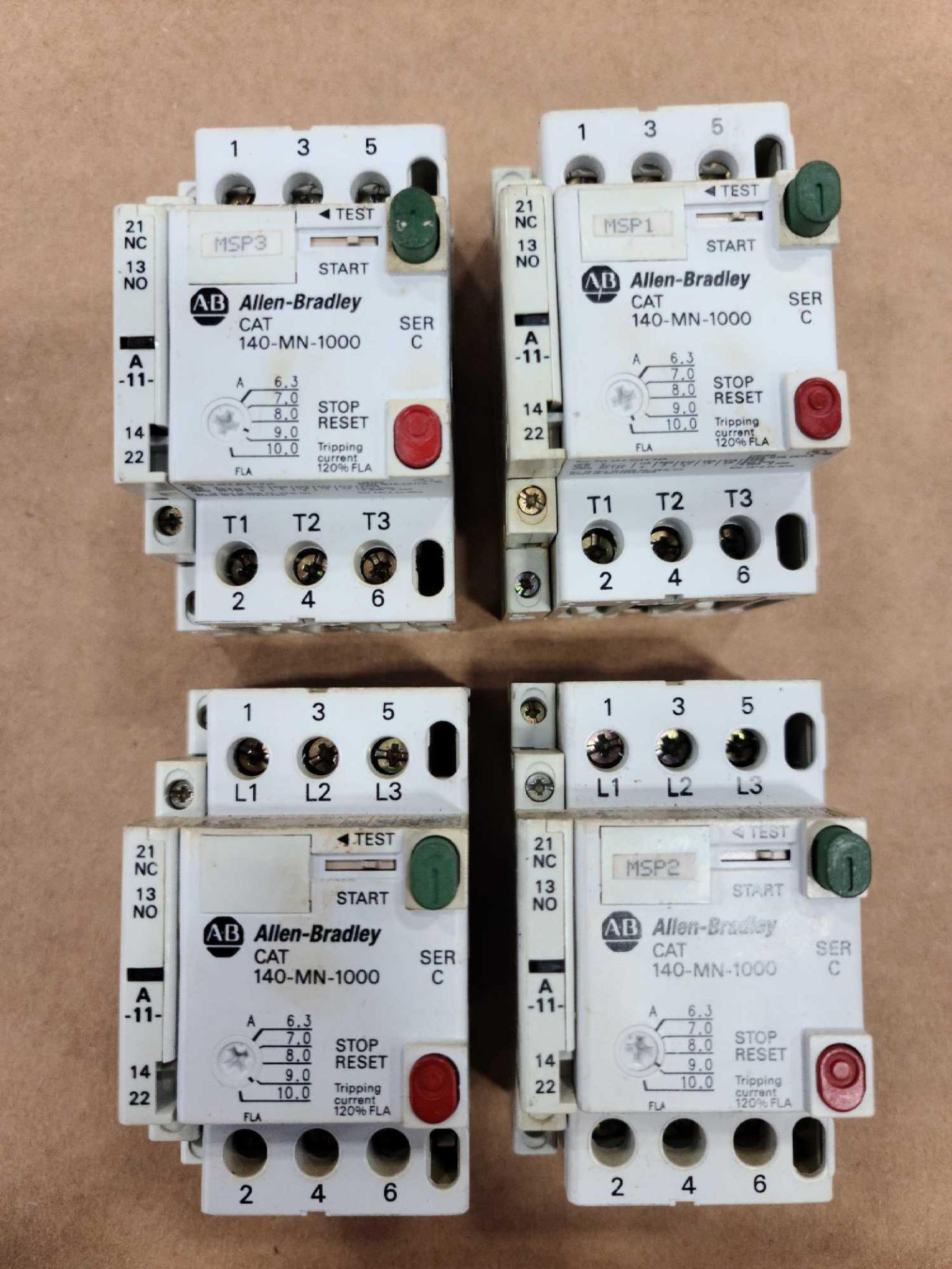 (4) Allen-Bradley 140-MN-1000 Manual Motor Starter - Image 3 of 4