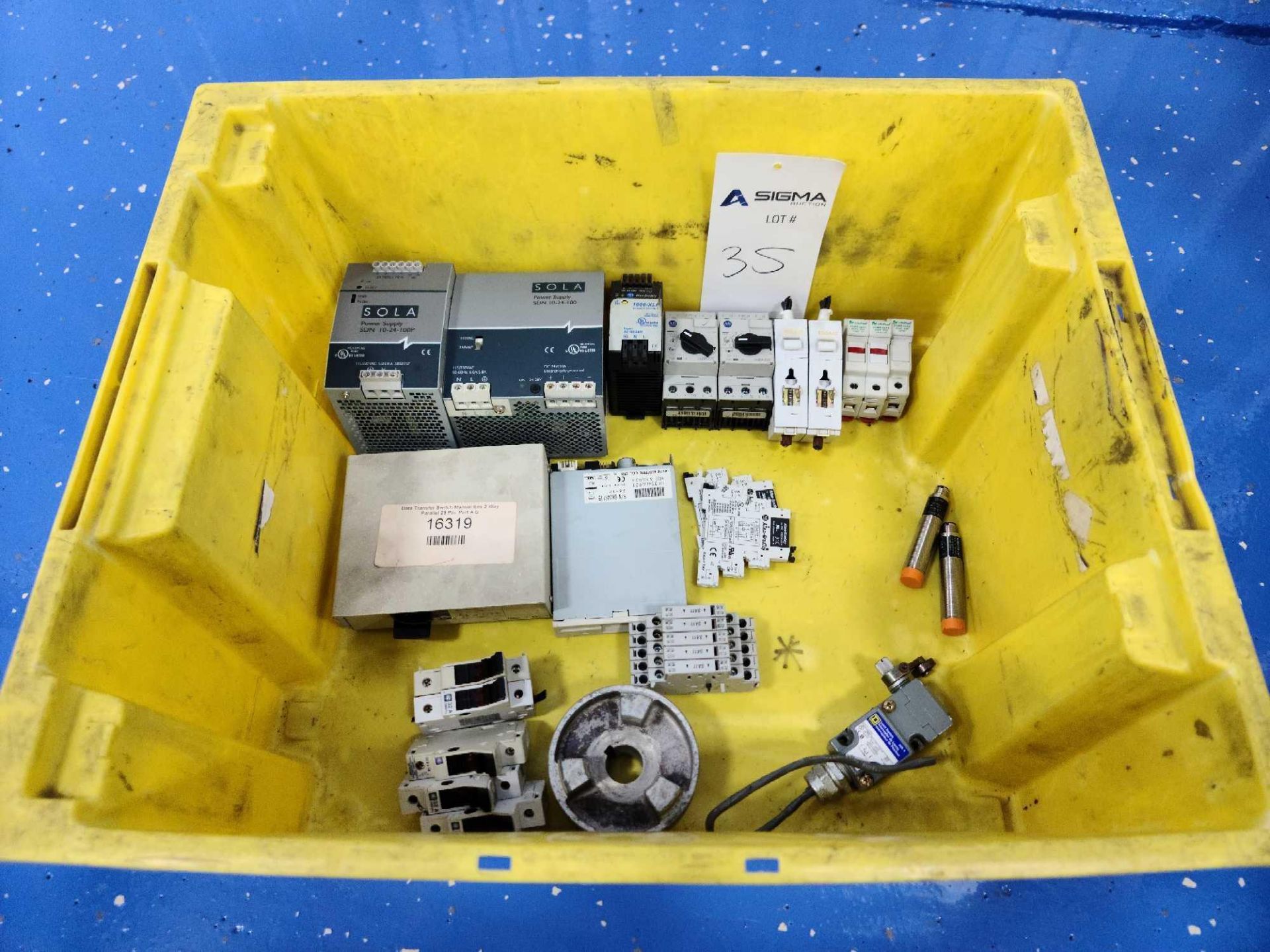 Tote of Various MRO Parts