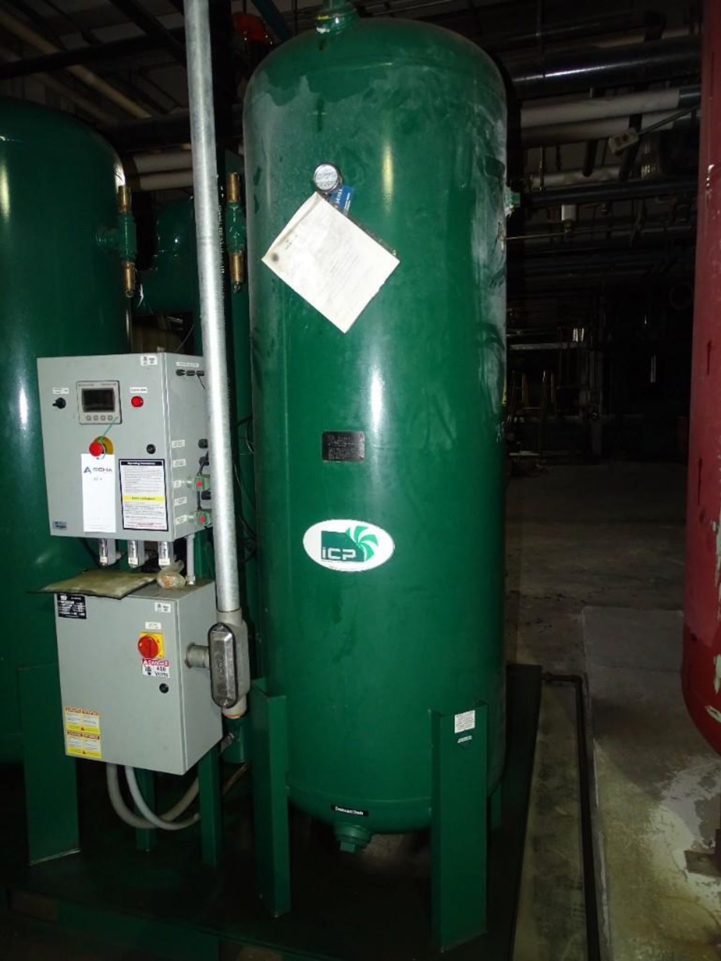 iCP Compressors iDBPE-2000 Dual Tower Heat Reactivated Desiccant Air Dryer - Image 6 of 11