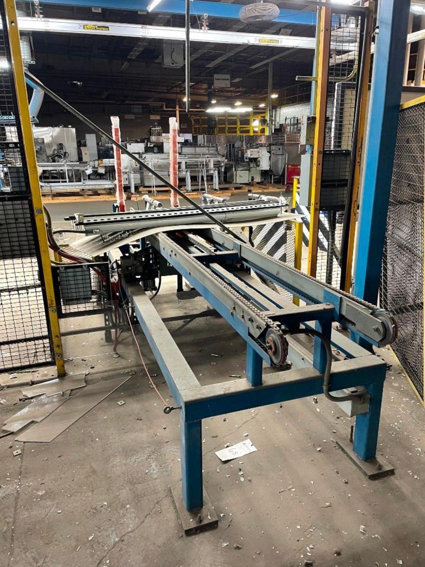 Band Conveyor with Transfer Gate 1 HP 12'L x 19"W