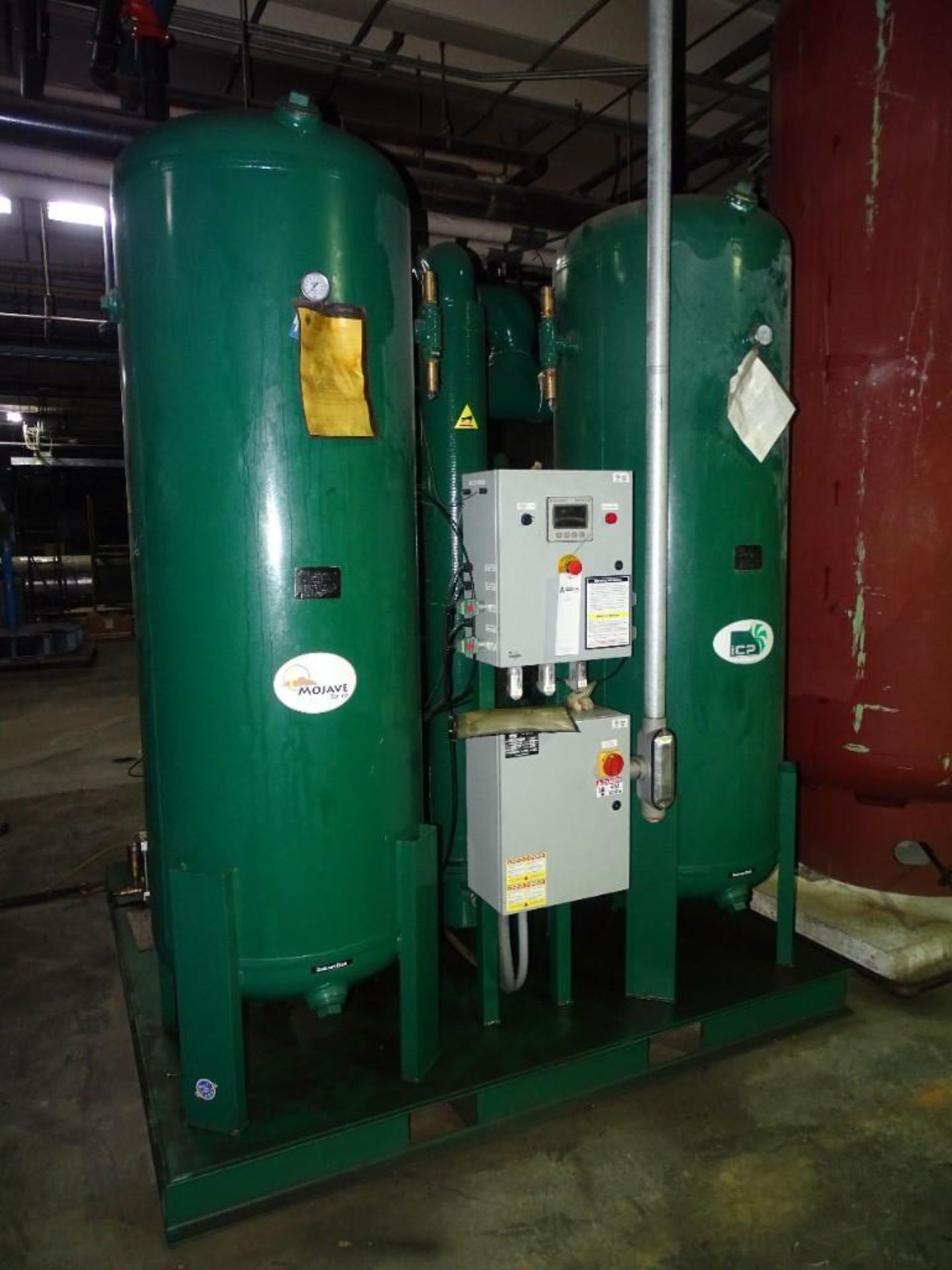 iCP Compressors iDBPE-2000 Dual Tower Heat Reactivated Desiccant Air Dryer