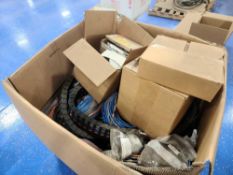 Crate of Servo Motor Wiring and other MRO Parts