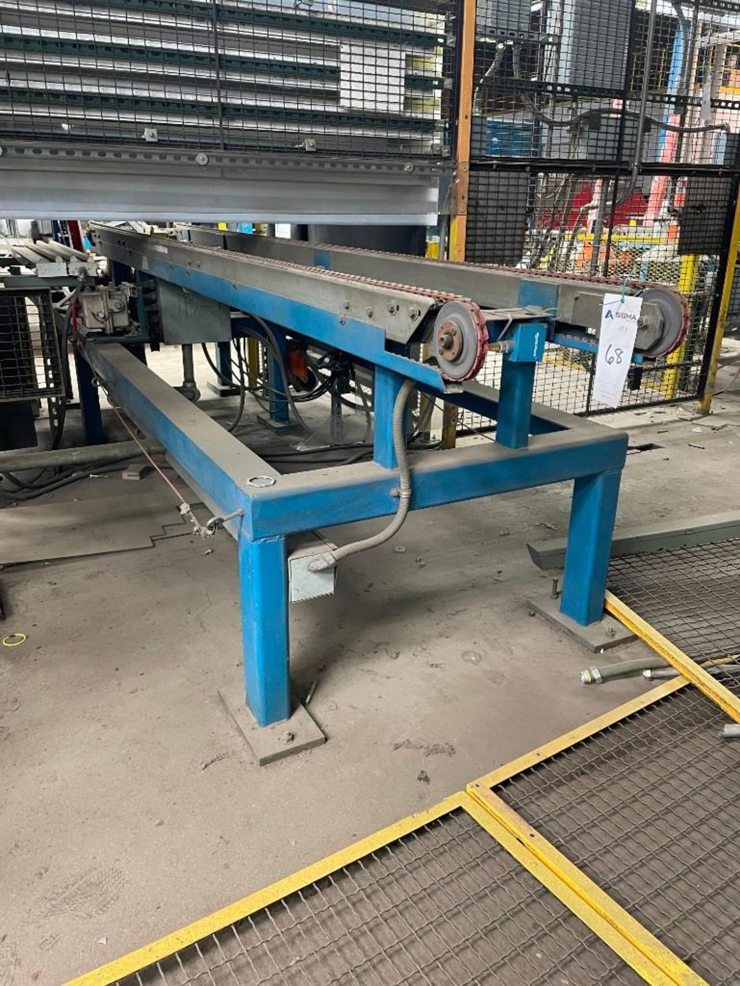 Band Conveyor with Transfer Gate 1 HP 12'L x 19"W - Image 3 of 3