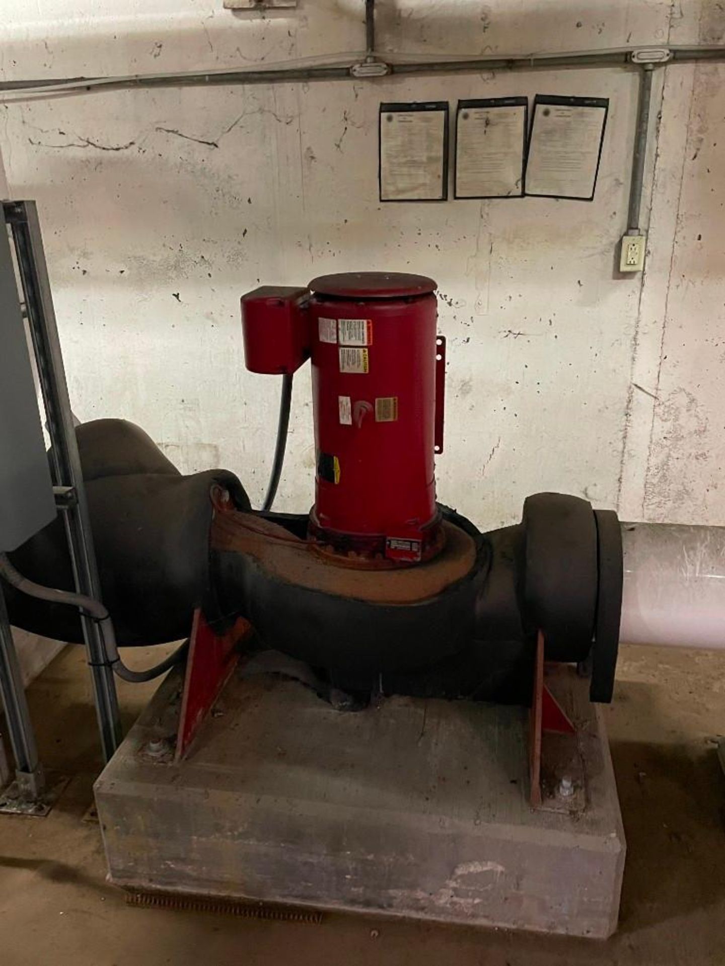 Bell and Gossett Water Pump with Control Panel